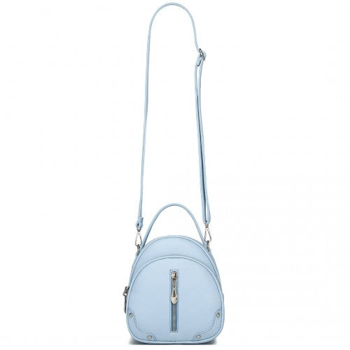 Miss Lulu Convertible Mini Backpack for Women - PU Leather 3-in-1 Small Handbag, Crossbody Bag & Shoulder Backpack