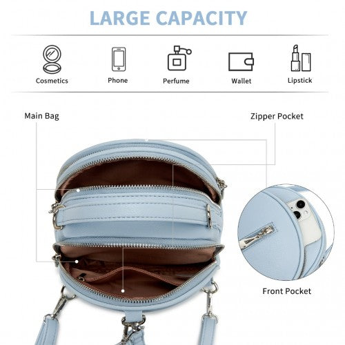 Miss Lulu Convertible Mini Backpack for Women - PU Leather 3-in-1 Small Handbag, Crossbody Bag & Shoulder Backpack