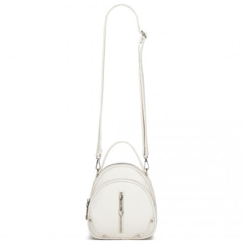 Miss Lulu Convertible Mini Backpack for Women - PU Leather 3-in-1 Small Handbag, Crossbody Bag & Shoulder Backpack
