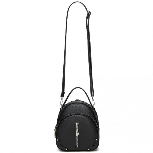 Miss Lulu Convertible Mini Backpack for Women - PU Leather 3-in-1 Small Handbag, Crossbody Bag & Shoulder Backpack