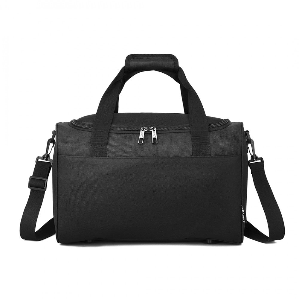 Kono Structured Travel Duffle Bag - Black