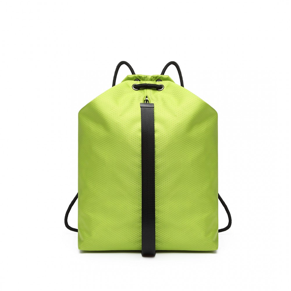 Kono Multi Access Drawstring Backpack - Green