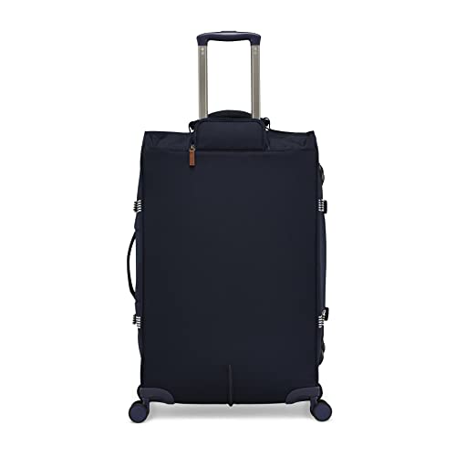 Joules Coast Collection Trolley Travel Luggage Case 4-Wheel, French Navy, Large