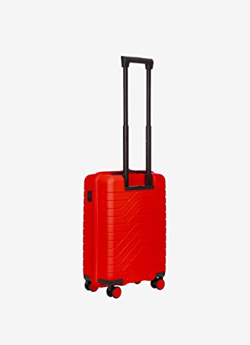 Bric's Suitcase Ulisse B|Y Collection, Hand Luggage Suitcase with 4 Wheels, Resistant and Ultralight, USB Port, Integrated TSA Lock, Dimensions 37x55x20, Electric Blue