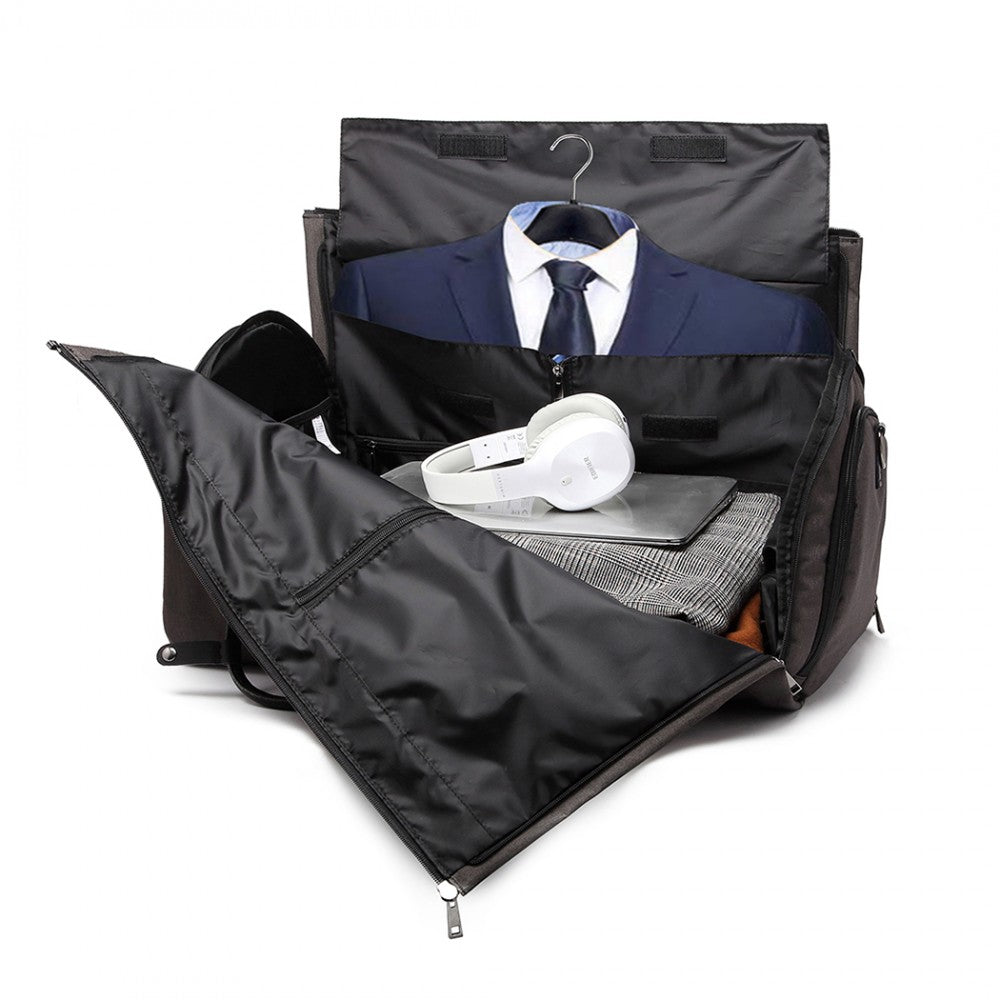 Kono Travel Suit Garment Duffle Bag - Black