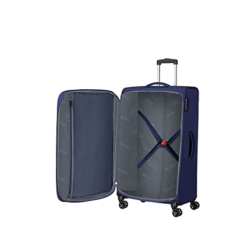 American Tourister Hyperspeed Combat Navy 3-Piece Suitcase Set, Combat Navy, Standard Size, Luggage Sets