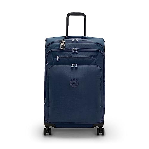 Kipling New YOURI Spin M, Medium Expandable Spinner, 68cm, 70 L, Blue Bleu 2