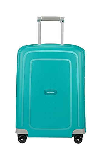 Samsonite S'Cure - Spinner S Hand Luggage, 55 cm, 34 L, Blue (Aqua Blue)