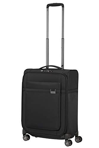 Samsonite Airea - Spinner S, Carry-on Luggage, 55 cm, 41 L, Black (Black)