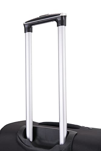 FLYMAX 24" Medium Super Lightweight 4 Wheel Suitcase Luggage Expandable with Wheels