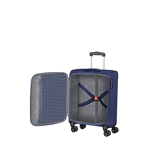 American Tourister Hyperspeed Combat Navy 3-Piece Suitcase Set, Combat Navy, Standard Size, Luggage Sets