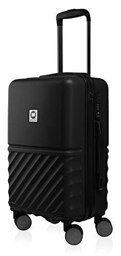 Hauptstadtkoffer Boxi - Set of 3 Hard-Side Luggages Trolley Hardside Hard Shell Suitcase Expandable, TSA, (S, M & L), Black