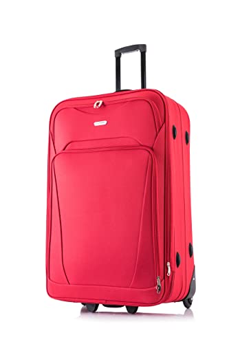 FLYMAX 26" Large Suitcase Lightweight Luggage Expandable Hold Check in Travel Bag on Wheels