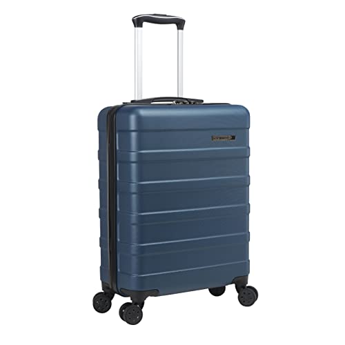 Cabin Max Anode Cabin Suitcase 55x40x20 Built in Lock, Lightweight, Hard Shell, 4 Wheels, Suitable for Ryanair, Easyjet, Jet 2 Paid Carry on (Endless Sea, 55 x 40 x 20 cm)