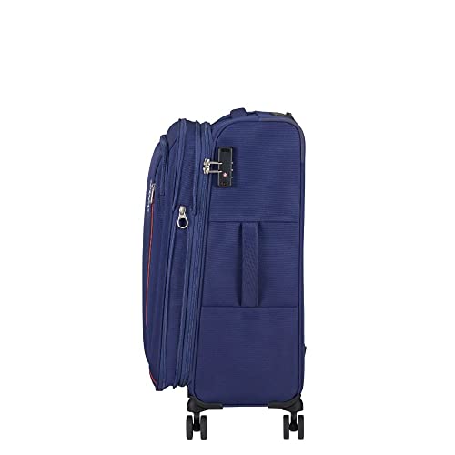 American Tourister Hyperspeed Combat Navy 3-Piece Suitcase Set, Combat Navy, Standard Size, Luggage Sets