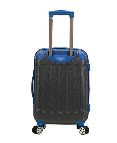 Rockland London Hardside Spinner Wheel Luggage, Two Tone Grey, Carry-On 20-Inch, London Hardside Spinner Wheel Luggage