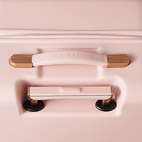 Ted Baker Women's Belle Fashion Lightweight Hardshell Spinner Luggage, Pink, Carry-On 21-Inch, Luggage