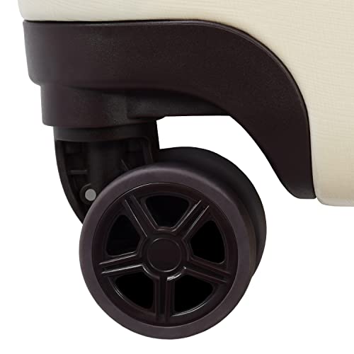 LONDON FOG Brentwood Ii 25" Expandable Hardside Spinner, Cream, 25-Inch, Brentwood Ii 25" Expandable Hardside Spinner