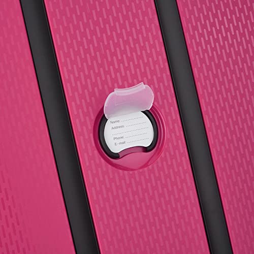 DELSEY PARIS - BELMONT PLUS - Large Rigid Suitcase - 76x52x32 cm - 102 liters - L - Raspberry