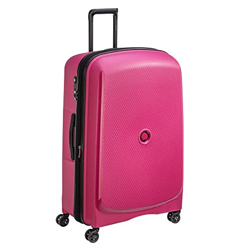 DELSEY PARIS - BELMONT PLUS - Extra Large Rigid Suitcase extandable - 82x52x37 cm - 132 liters - XL - Raspberry