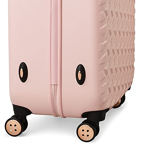 Ted Baker Women's Belle Fashion Lightweight Hardshell Spinner Luggage, Pink, Carry-On 21-Inch, Luggage