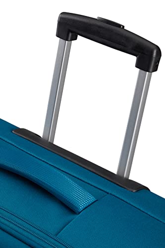 American Tourister Hyperspeed 4-Wheel Suitcase Set 3-Piece, Deep Teal, Standard Size, Luggage Sets