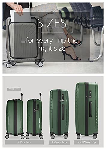 Hauptstadtkoffer Luggage- Suitcase, Koffer 66 cm, Dunkelgrün