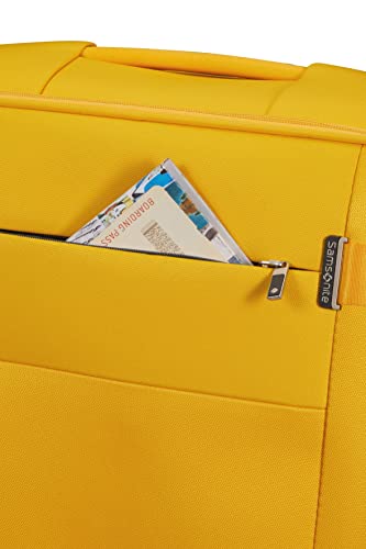 Samsonite Citybeat - Spinner S (Length: 40 cm), Cabin Luggage, 55 cm, 42 L, Yellow (Golden Yellow), Yellow (Golden Yellow), Spinner S (55 cm - 42 L), Hand Luggage