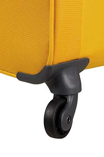 Samsonite Citybeat - Spinner S (Length: 40 cm), Cabin Luggage, 55 cm, 42 L, Yellow (Golden Yellow), Yellow (Golden Yellow), Spinner S (55 cm - 42 L), Hand Luggage