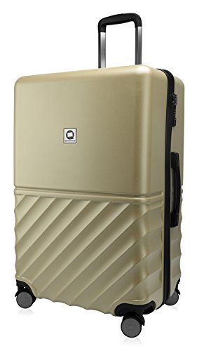 Hauptstadtkoffer Boxi - Hartschalen-Koffer Koffer Trolley Rollkoffer Reisekoffer TSA, 4 Rollen, Hand Luggage 65 Centimeters 70 Gold