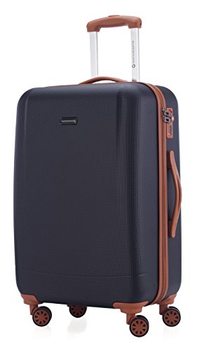HAUPTSTADTKOFFER - Wannsee - Luggage Suitcase Hardside Trolley 4 Wheel Spinner, SA Lock, 68 cm, 63 Liter, Dark Blue