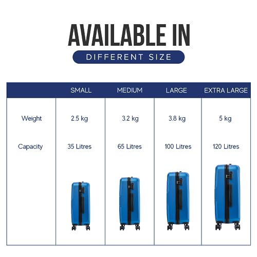 FLYMAX 55x35x20 4 Wheel Super Lightweight Cabin Luggage Suitcase Hand Carry on Flight Travel Bags Approved On Board Fits Flybe Easyjet Ryanair Jet 4