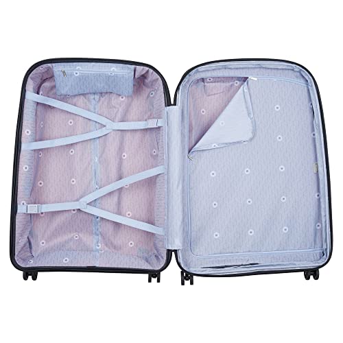 DELSEY PARIS - BELMONT PLUS - Large Rigid Suitcase extendable - 76x52x34 cm - 110 liters - L - Goldange tangerine