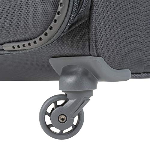 Flight Knight Lightweight 4 Wheel 800D Soft Case Suitcases Maximum Size for Virgin Atlantic, Delta Airlines Cabin Carry On Hand Luggage Approved for 67 Airlines Including easyJet, BA & Many More!