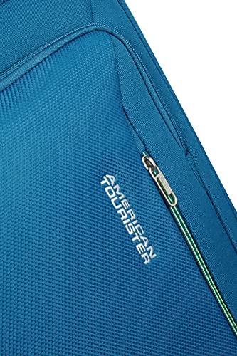 American Tourister Hyperspeed 4-Wheel Suitcase Set 3-Piece, Deep Teal, Standard Size, Luggage Sets