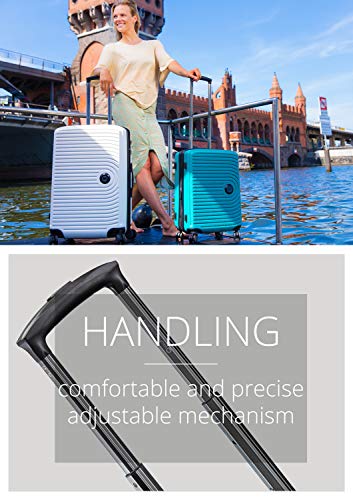 HAUPTSTADTKOFFER - MITTE – Medium Sized Hard Shell Luggage, Expandable suitcase, TSA, 4 Double wheels, 68 cm, 88 liters, Avocado