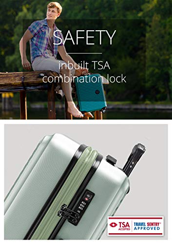 HAUPTSTADTKOFFER - MITTE – Medium Sized Hard Shell Luggage, Expandable suitcase, TSA, 4 Double wheels, 68 cm, 88 liters, Mint