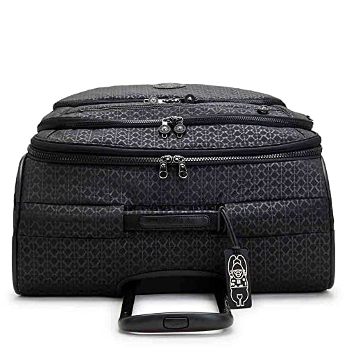 Kipling New YOURI Spin L, Large Expandable Spinner, 76cm, 100 L, Signature Emb