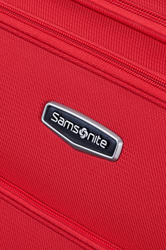 Samsonite Spark SNG Eco - Spinner S (Length 40 cm), Cabin Luggage, 55 cm, 43 L, Fiery Red, Red (Fiery Red), S (55 cm - 43 L), Hand Luggage