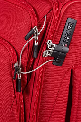 Samsonite Spark SNG Eco - Spinner S (Length 40 cm), Cabin Luggage, 55 cm, 43 L, Fiery Red, Red (Fiery Red), S (55 cm - 43 L), Hand Luggage