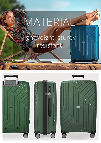 Hauptstadtkoffer Luggage- Suitcase, Koffer 66 cm, Dunkelgrün