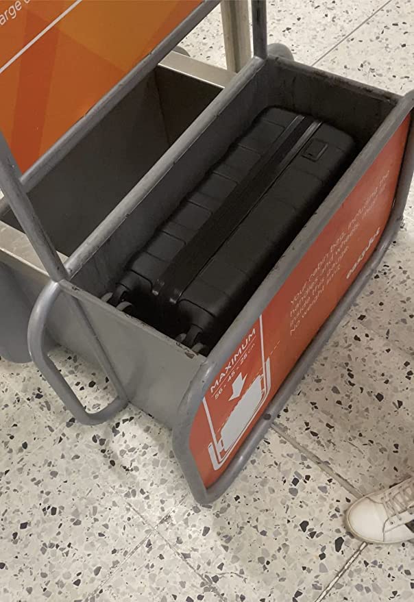 Cabin Max Anode Cabin Suitcase 55x40x20 Built in Lock, Lightweight, Hard Shell, 4 Wheels, Suitable for Ryanair, Easyjet, Jet 2 Paid Carry on (Graphite Set x 2, 55 x 40 x 20 cm)