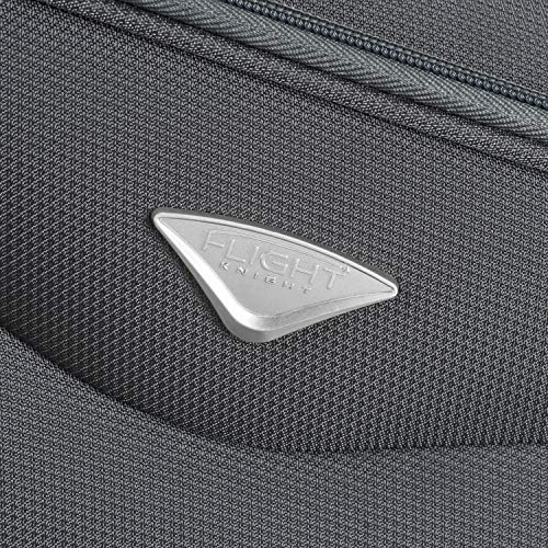 Flight Knight Lightweight 4 Wheel 800D Soft Case Suitcases Maximum Size for Virgin Atlantic, Delta Airlines Cabin Carry On Hand Luggage Approved for 67 Airlines Including easyJet, BA & Many More!