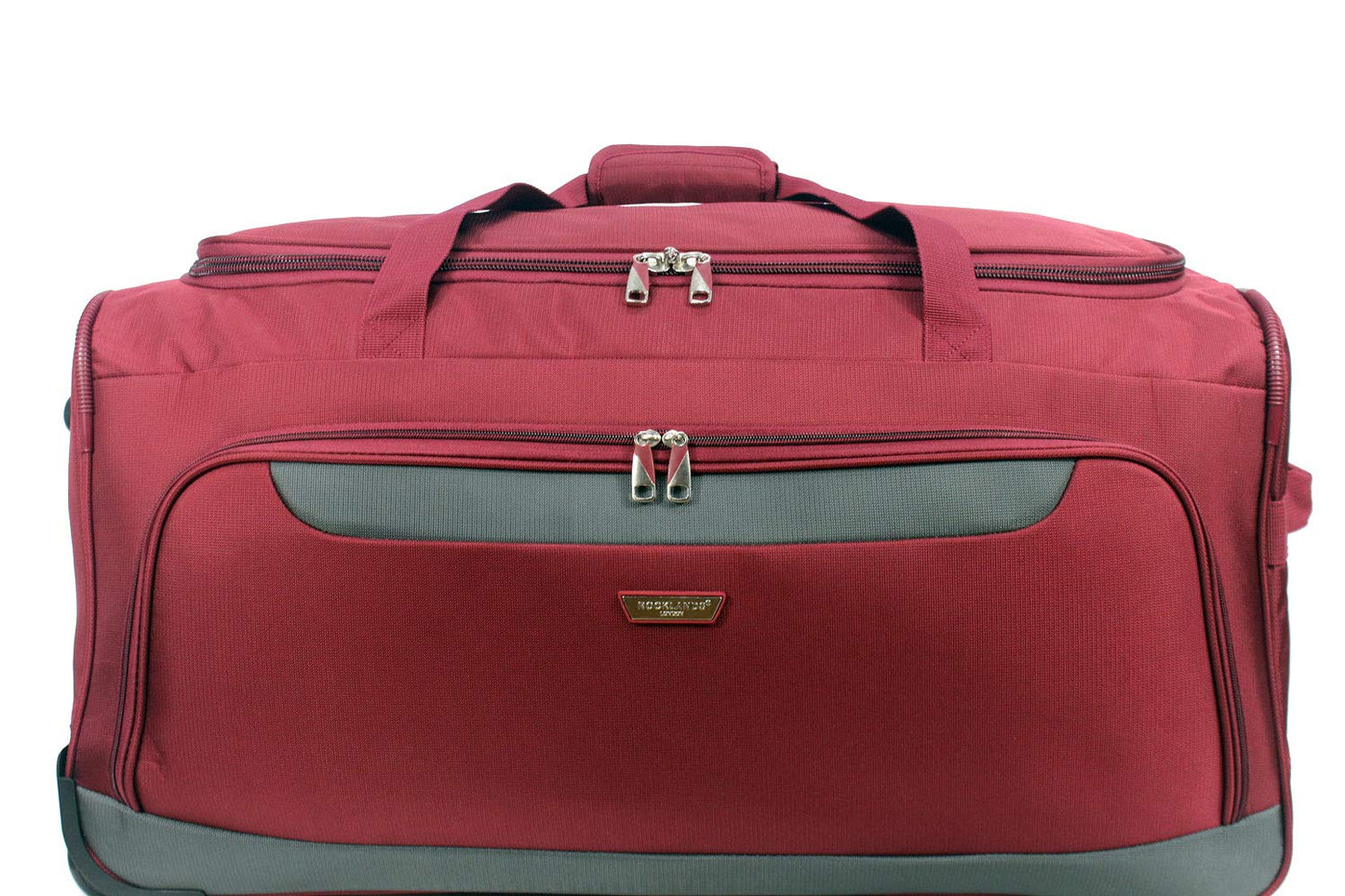 Lightweight Luggage Wheeled Trolley Holdall Suitcase Duffle Bag Rolling Hold Travel Bag AR306 (Large - 32" (H82xW42xD40 cm), Black)