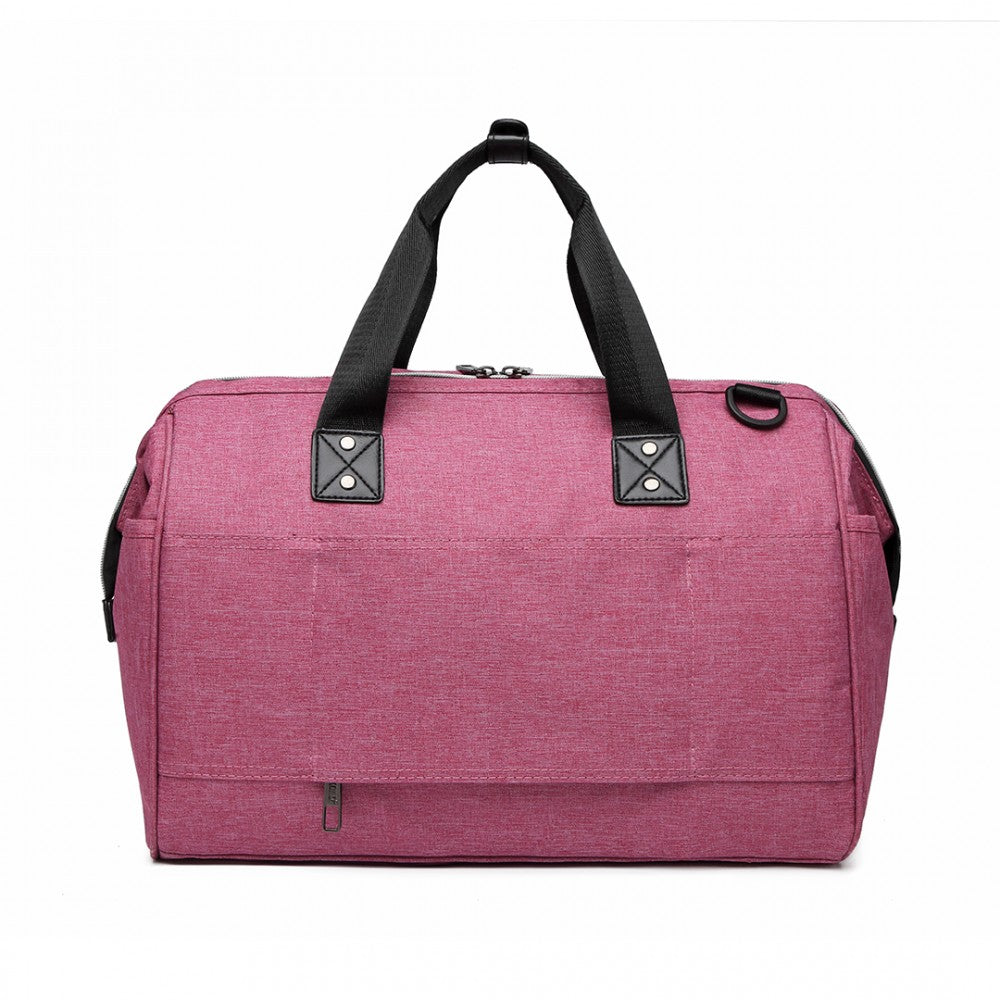 Kono Maternity Baby Changing Bag Shoulder Travel Bag - Pink