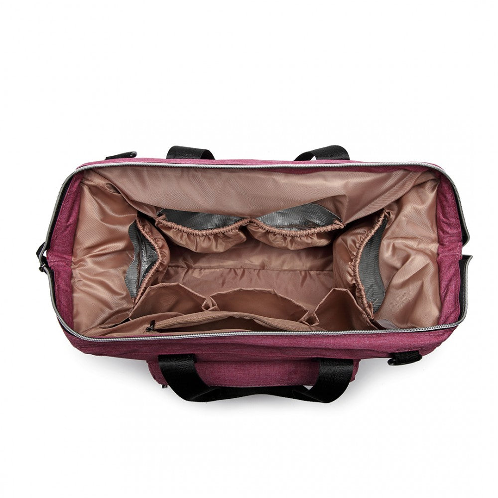 Kono Maternity Baby Changing Bag Shoulder Travel Bag - Pink