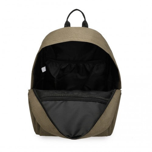 Kono Large Functional Basic Backpack - Brown