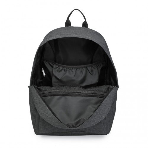 Kono Large Functional Basic Backpack - Dark Grey