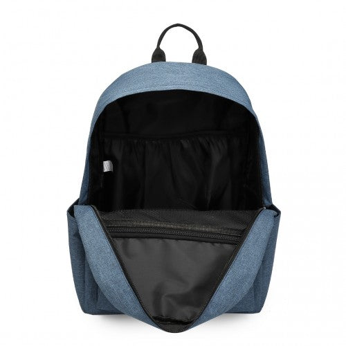 Kono Large Functional Basic Backpack - Navy