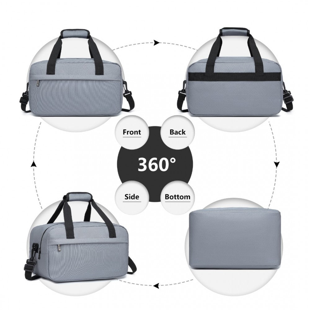 Kono Multi Purpose Men's Shoulder Bag - Light Grey